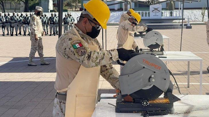 Armamento decomisado en Sonora es destruido en ceremonia de la Sedena