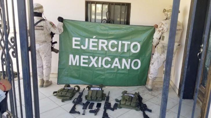 Ejército detiene a tres personas armadas en Pitiquito