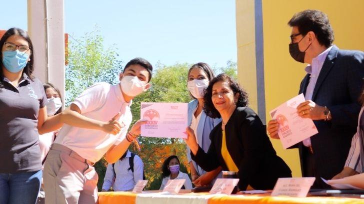 Nogales: celebran lunes cívico junto al alcalde en Cobach 1
