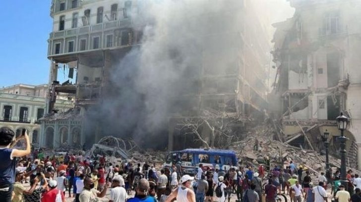 Explosión en Hotel de Cuba deja al menos 8 muertos