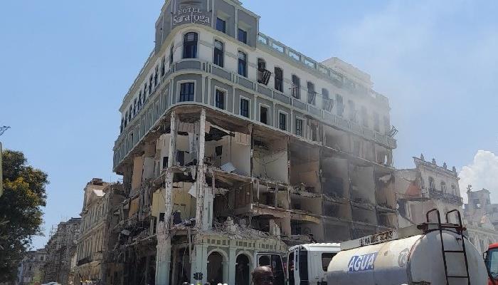 Hotel Saratoga de Cuba ya reporta 18 muertos tras explosión