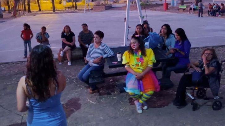 Festejan pequeño convivio para las mamás previo al 10 de mayo en La Sauceda