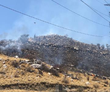 Incendio en Las Lomas se extendió hasta la mañana del viernes