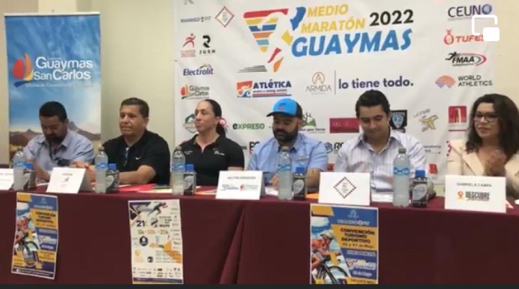 Invitan al Medio Maratón Guaymas 2022