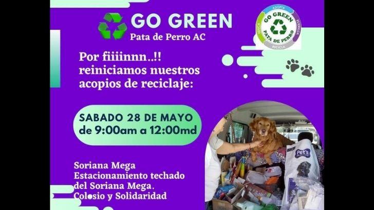 Pata de Perro invita a jornada de reciclaje en favor al rescate de animales