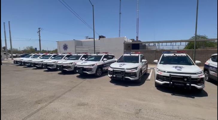 Llegan a Hermosillo 10 nuevas patrullas eléctricas; la meta son 220