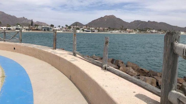 Escollera de Playa Miramar se encuentra deteriorada y vandalizada