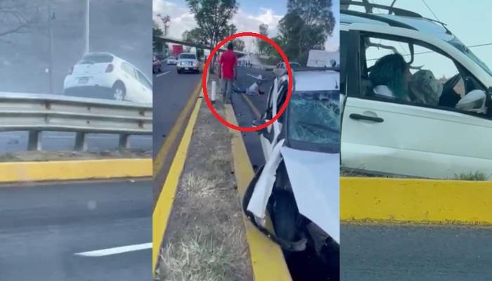 Video: ingresa en sentido contrario a carretera Morelia-Salamanca y provoca fuerte accidente
