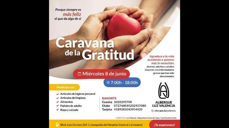 Albergue Luz Valencia necesita de tu apoyo; invitan a Caravana de la Gratitud