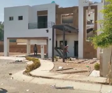 Explota vivienda al poniente de Hermosillo; está en riesgo de colapso