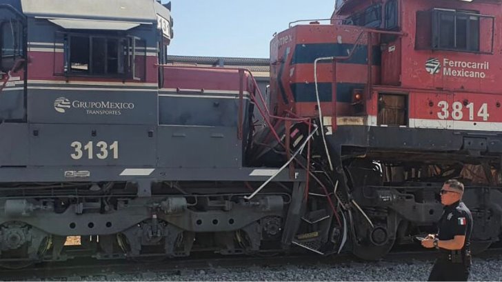 Impactan trenes en la salida oriente de Hermosillo; hay al menos 6 lesionados