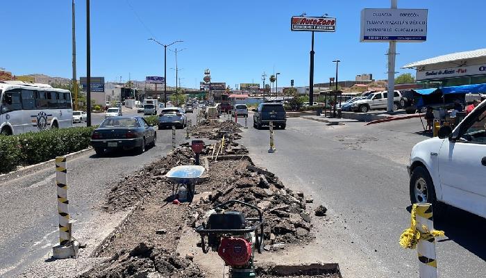 Nogales: Advierten sobre obras de bacheo en prolongación Obregón