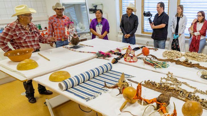 Recuperan piezas rituales yaquis que estaban en museo de Suecia