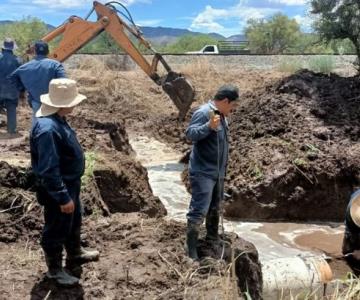 Reparación de tubería deja sin agua a colonias de Nogales