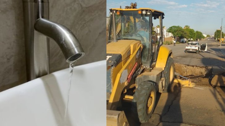 Fuga deja sin agua a colonias del norte de Hermosillo este viernes